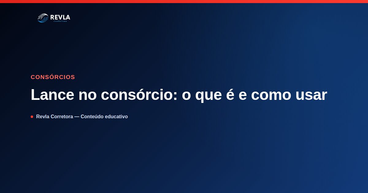Ilustração sobre como funciona o lance no consórcio
